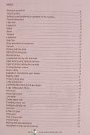 Acra-Acra Model BV 920 Engine Lathe, Operators Instruction, Service and Parts Manual-BV 920-02